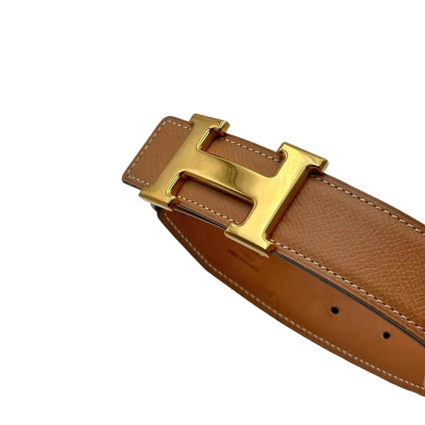 Hermès Barenia Leather Reversible Constance H Belt 60cm (Pre-owned) 4VY7KHG