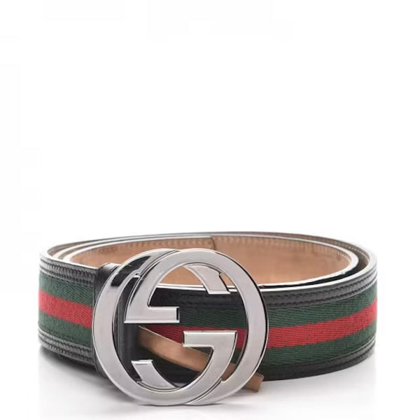Gucci Interlocking G Belt
Monogram Web Black/Green/Red (Like new)