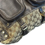 Load image into Gallery viewer, Gucci Monogram Medium Darwin Convertible Backpack Brown (Pre-owned)
