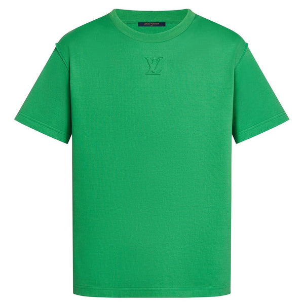 Louis Vuitton LV Debossed Tee Green (Pre-owned)