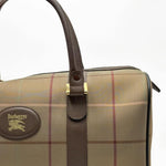 Load image into Gallery viewer, Burberry 20th Century Vintage Check Canvas Boston Bag (Pre-owned)
