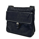 Load image into Gallery viewer, Prada Black Nylon Buckle Flap Messenger (Pre-owned) GHQJC3C
