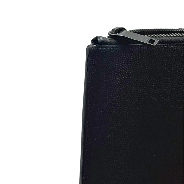 Saint Laurent Grain De Poudre Monogram Monochrome iPad Case Black (Like new) 87VWTG