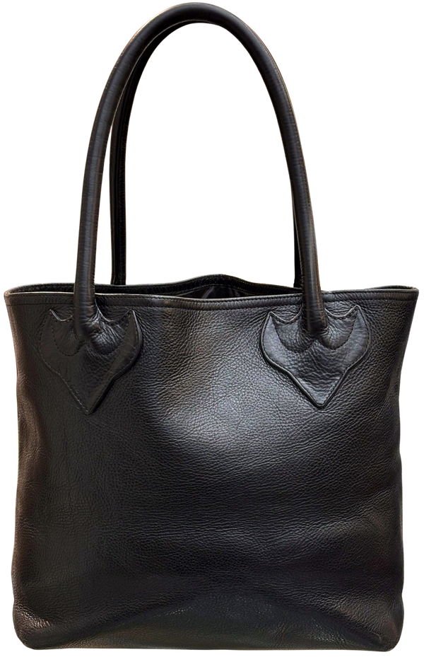 Chrome Hearts FS Vintage Tote Bag with Leather Cross Patch Black (Like New)