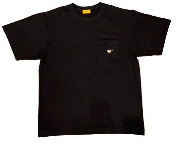 Human Made Pocket T-shirt Black/Grey Heart – shoegamemanila