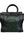 Celine Black/Green Calfskin Leather Mini Luggage Tote Bag (Pre-owned)