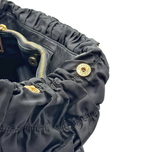 Prada Tessuto Nylon Gaufre Tote Nero Black (Pre-owned) VR3VBJG