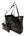 SAINT LAURENT Calfskin Crocodile Embossed Large Shopper Tote Black (Like new)