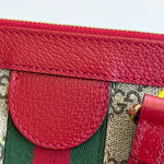 Load image into Gallery viewer, Gucci Ophidia Tote Bag GG Flora Small Red (Like new) 7BTMHWX
