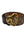 Gucci Brown/Beige GG Crystal Canvas and Leather Crest Buckle Belt (Pre-owned)