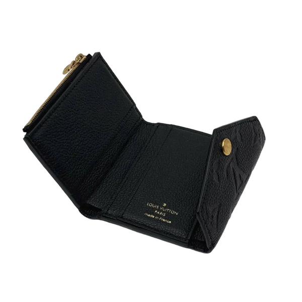 Louis Vuitton Victorine Wallet Black Leather (Like new) VQMY8R2