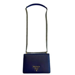 Load image into Gallery viewer, Prada Saffiano Leather Crossbody Bag Purple (Like new) BCM8KHB
