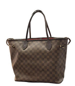 Load image into Gallery viewer, Louis Vuitton Damier Canvas Neverfull MM Bag (Like new) 4TMQKM7
