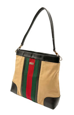 Load image into Gallery viewer, Gucci 2000-2015 Canvas Web shoulder bag (Pre-owned)

