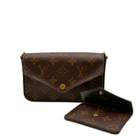 Load image into Gallery viewer, Louis Vuitton Monogram Felicie Strap &amp; Go Kaki (Like new) HCW8TRD

