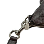 Load image into Gallery viewer, Gucci Leather Messenger Bag Dark Brown (Pre-owned) BRK6X3M
