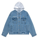 Load image into Gallery viewer, AAPE NOW DENIM JACKET AAPLJM7579XAK
