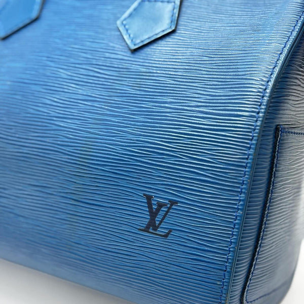 Louis Vuitton Toledo Blue Epi Leather Speedy 25 Bag (Pre-owned) 7WTHC4X