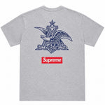 Load image into Gallery viewer, Supreme Budweiser Tee Grey (RARE) FW17
