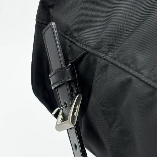 Prada Black Vela Nylon Backpack Bag (Pre-owned) MG9JJH2