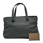 Load image into Gallery viewer, Bottega Veneta Intrecciato Medium Accordion Tote Pacific Dark Grey (Pre-owned) XBVDKK2
