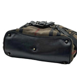 Load image into Gallery viewer, Burberry Brown Canvas House Check Prorsum Vintage Hobo (Pre-owned) K487RRQ

