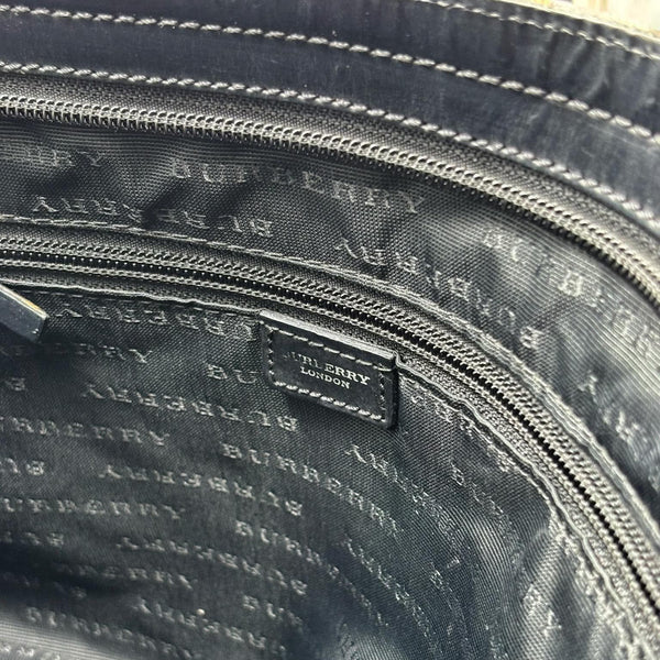 Burberry Canvas Nova House Check Tote Bag (Pre-owned) V2RM3RX