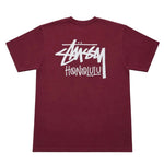 Load image into Gallery viewer, Stussy Honolulu Maroon Tee
