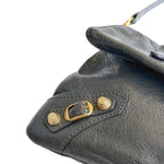 Load image into Gallery viewer, Balenciaga Lambskin Leather Giant Gold Envelope Clutch Bag (Pre-owned) 8HMT4TC
