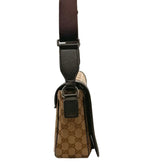 Load image into Gallery viewer, Gucci GG Canvas Crossbody Flap Messenger Bag (Like new) 4J6C7DY
