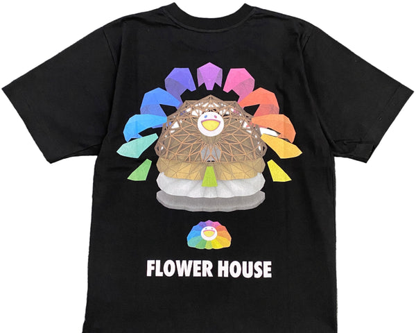 Takashi Murakami Flower House T-shirt Black