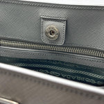 Load image into Gallery viewer, Prada 2015-2026 Medium Bicolor Saffiano Lux Galleria Satchel Grey (Like new) 8D976YD
