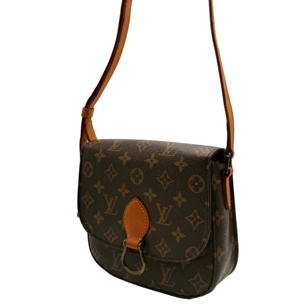 Louis Vuitton Saint Cloud Handbag Monogram Canvas (Pre-owned) 8YG4B39
