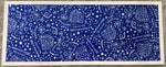 Load image into Gallery viewer, Yayoi Kusama's "Naoshima" Pumpkin Blue Framed
