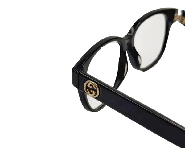 Gucci Eyewear logo-plaque square-frame glasses (Pre-owned)