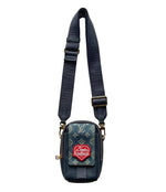 Load image into Gallery viewer, Louis Vuitton x Nigo Flap Double Phone Pouch Monogram Blue (Like new) Y4DMR8C
