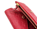 Load image into Gallery viewer, Louis Vuitton Red Monogram Empreinte Victorine Wallet (Like new)
