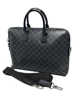Load image into Gallery viewer, Louis Vuitton  Porte-Documents Jour Bag Damier Graphite Business Bag (Like new) 6RXD7XY
