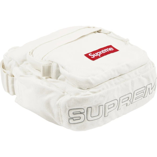 Supreme Denim Shoulder Bag White