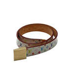 Load image into Gallery viewer, Louis Vuitton Multicolor Belt White (Pre-owned) 4JJQ3V8
