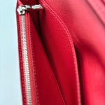Load image into Gallery viewer, Louis Vuitton Blue/Red Taiga Leather Brazza Wallet (Bnew) W7K3246
