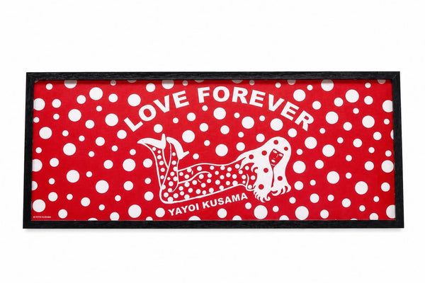 Yayoi Kusama Love Forever Red (Framed)