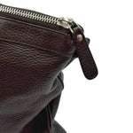 Load image into Gallery viewer, Gucci Leather Messenger Bag Dark Brown (Pre-owned) BRK6X3M
