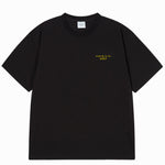 Load image into Gallery viewer, ADLV Basic Logo Yellow Font Short Sleeve T-shirt Black
