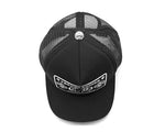 Load image into Gallery viewer, Chrome Hearts  Hong Kong CH Logo Black Trucker Hat
