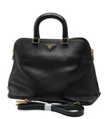 Load image into Gallery viewer, Prada Black Saffiano Leather Top Handle Tote Bag (Like new) DGRJQ2W
