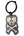 Tokidoki Gunmetal Double Skull Key