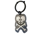 Load image into Gallery viewer, Tokidoki Gunmetal Double Skull Key

