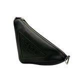 Load image into Gallery viewer, Prada Black Saffiano Triangle Logo Crossbody (Pre-owned) MVQ4Y6Q
