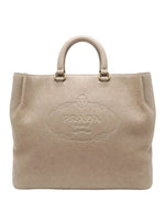 Load image into Gallery viewer, Prada Vitello Daino Leather Shopping Tote Bag (Pre-owned) HRM9Y4M
